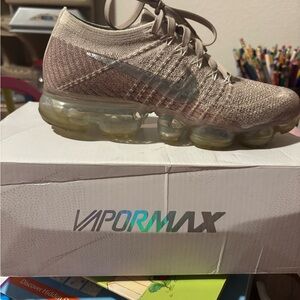 Nike Air VaporMax Flyknit in Sunset Orange and Chrome